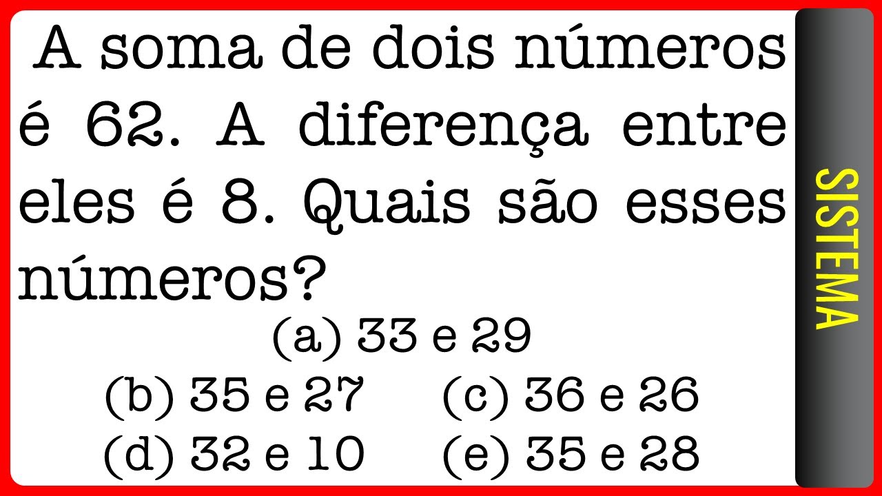 Considerações Finais Sobre a Diferença Entre Dois Números