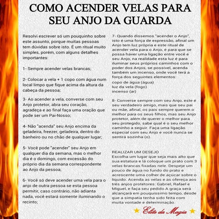 Prepare a Área para Acender a Vela