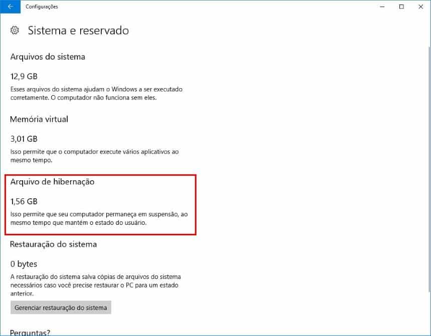 Saiba como desativar a hibernação no Windows