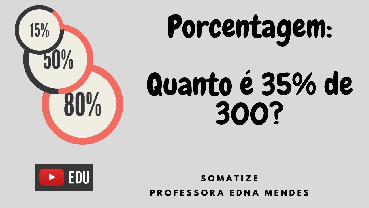 Aprenda a Calcular o Valor Percentual de 300