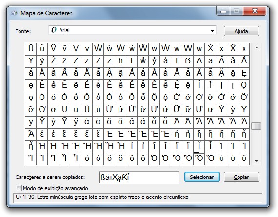 Usando Atalhos do Teclado para Inserir o Sinal de Diferente