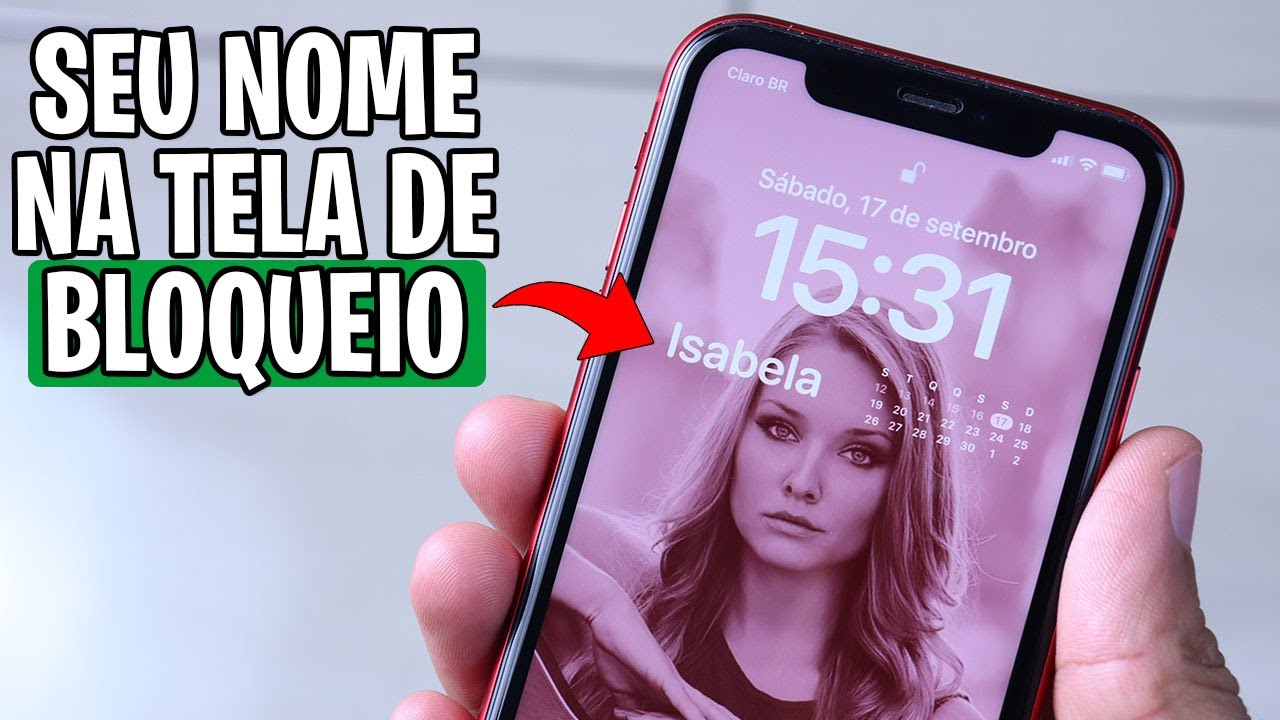 Desbloqueie Seu iPhone para Configurar o Nome na Tela de Bloqueio