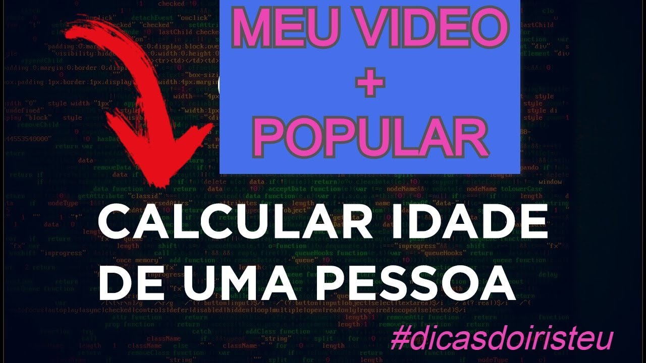 Calcule Manualmente a Data de Nascimento Baseado na Idade Atual