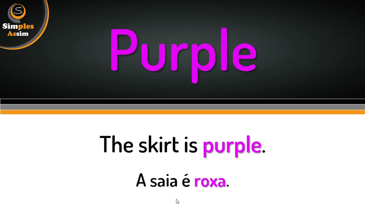 Entenda o Significado de 'Roxo' no Idioma Inglês