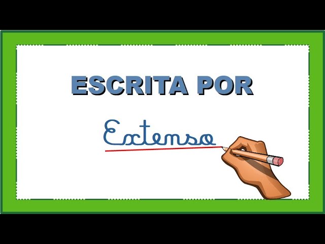 Aplicando Regras Básicas de Escrita Por Extenso