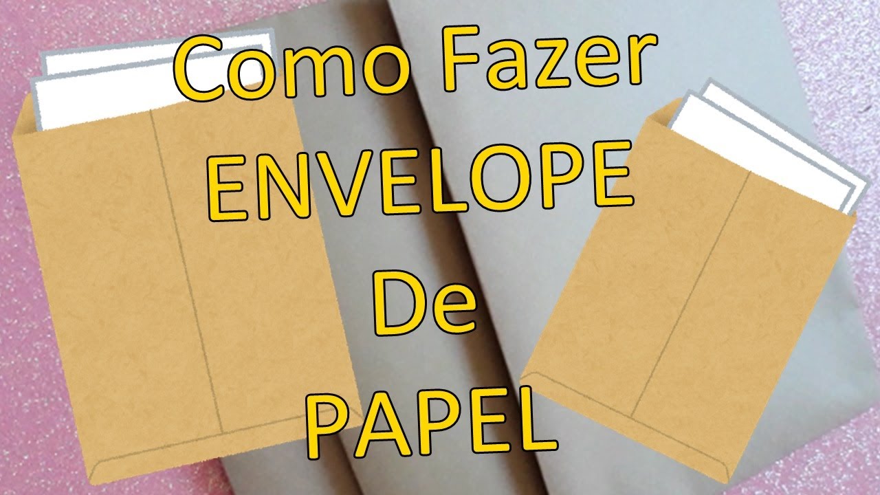 Como Fazer Envelope Grande Com Folha A4 Br 7533