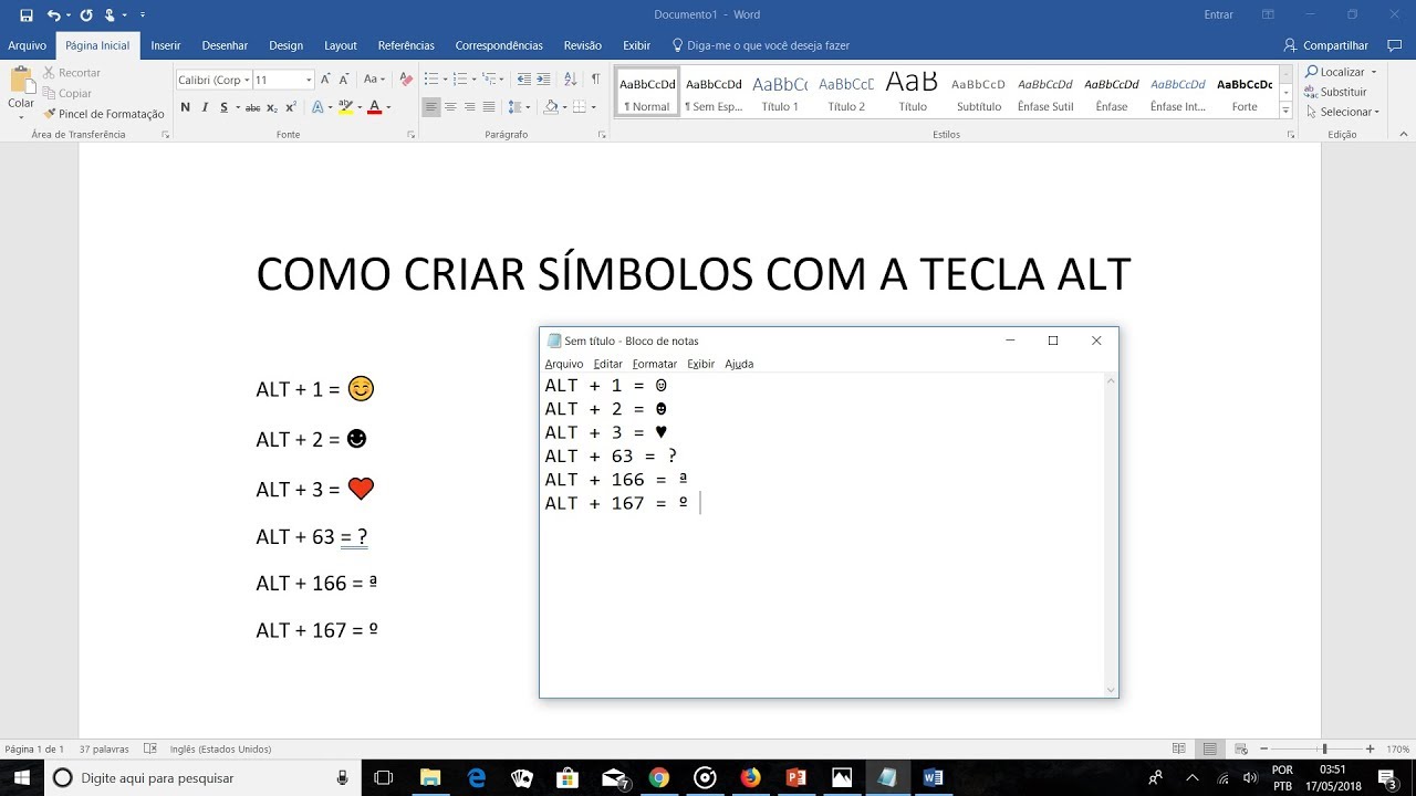 Saiba Como Digitar o Símbolo no Teclado