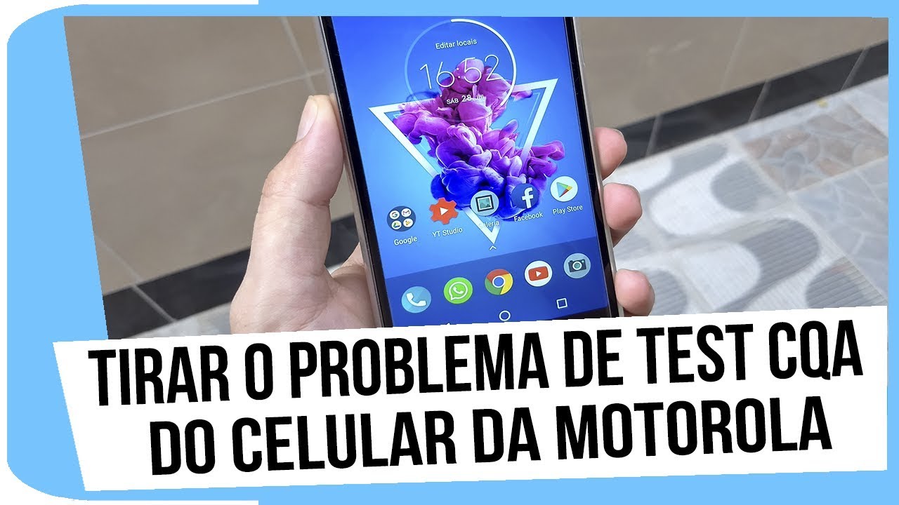 O que é o Teste de CQA Moto G5?