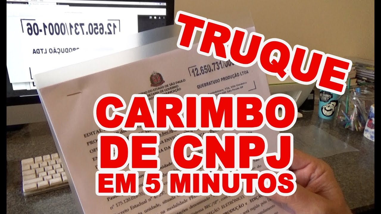 Ajuste as Configurações do Seu Carimbo