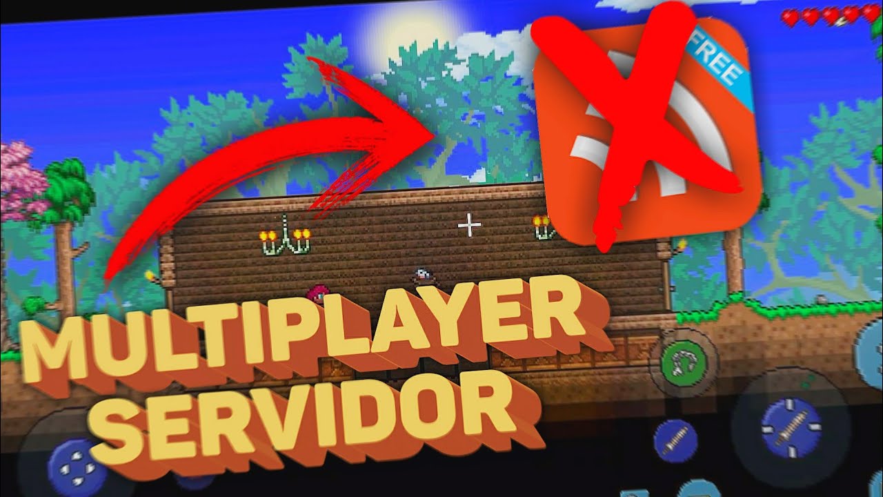 Quais são os requisitos para criar um servidor no Terraria Mobile?