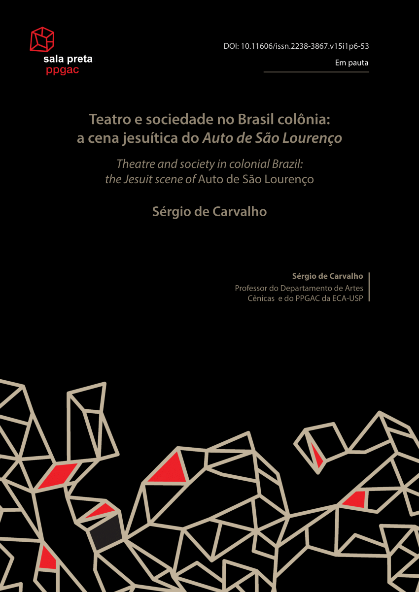 Uma Nova Forma de Se Relacionar: o Primeiro Teatro no Território Brasileiro