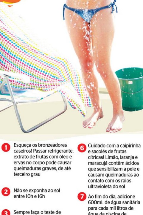 Benefícios de Bronzear com Água e Sal