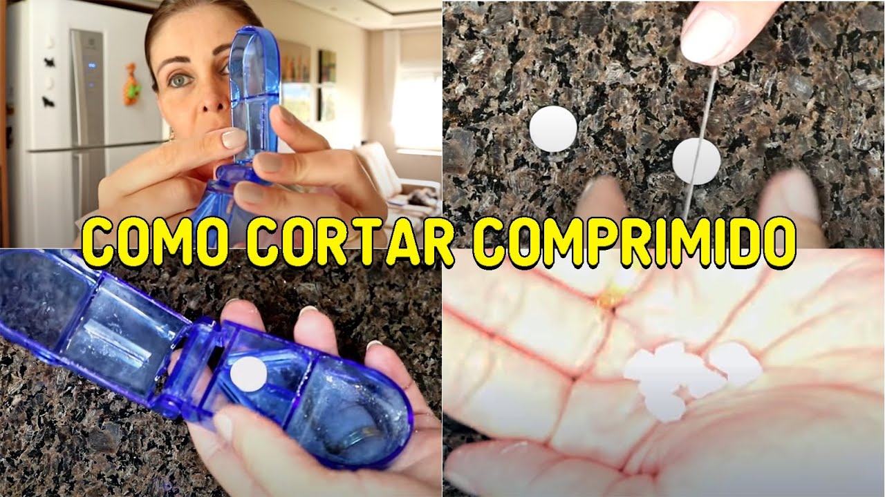 O que é necessário para dividir um comprimido em 3 ou 4 partes?