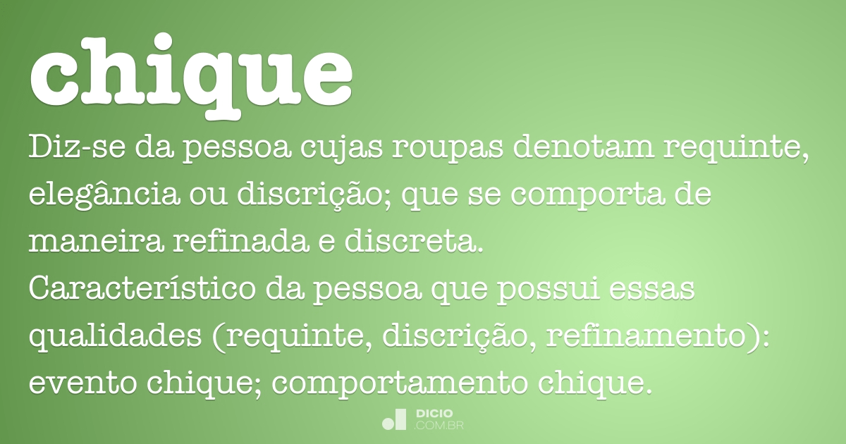 Aprenda a Escrever Corretamente 'Chique' ou 'Xique'