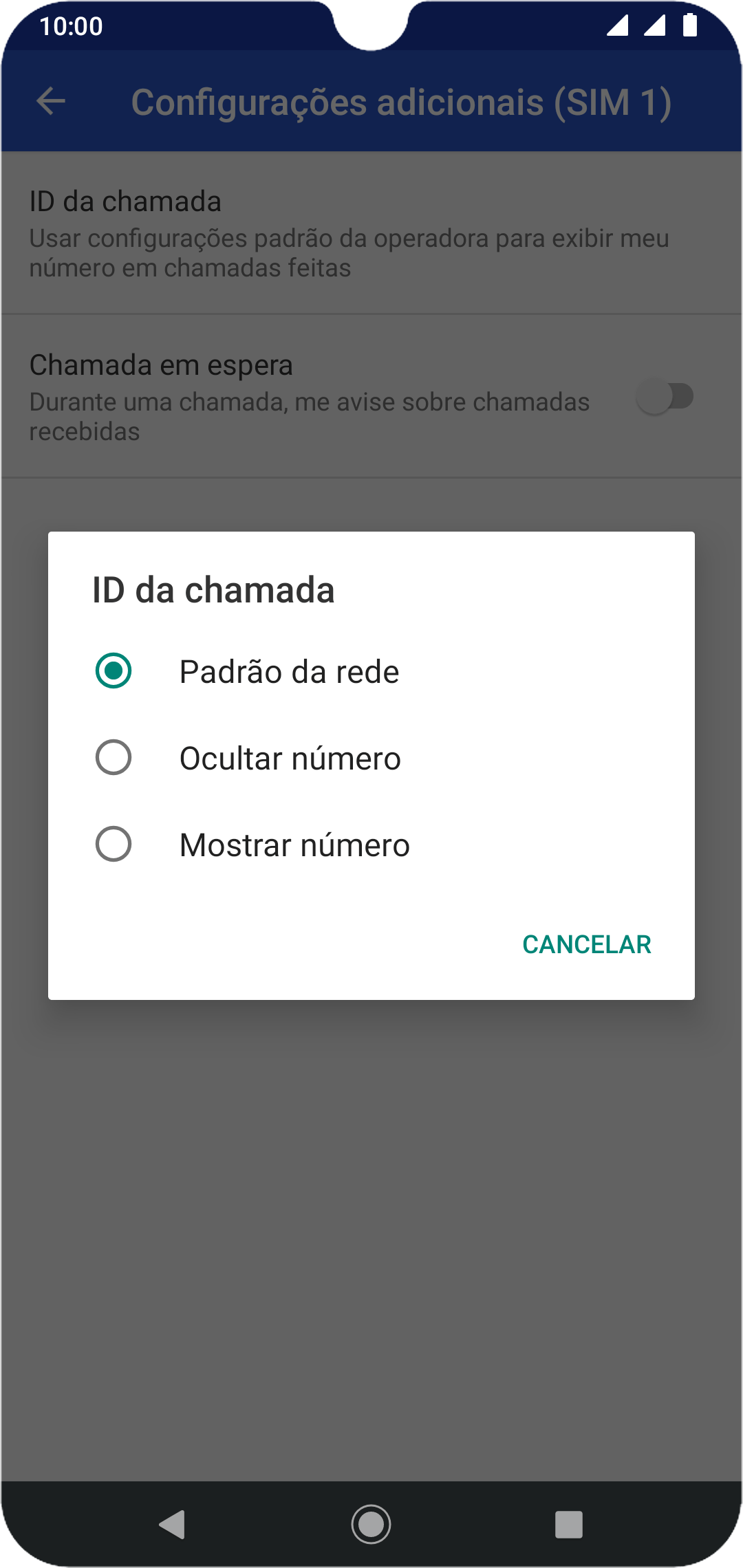 Verificando se o Número Privado foi Desativado