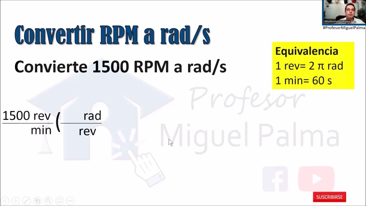 Considerações Finais sobre a Transformação de RPM para Rad s