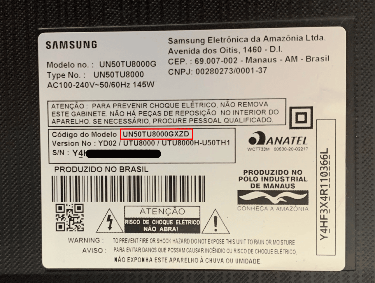 Aprenda as etapas para visualizar o código da sua TV Samsung