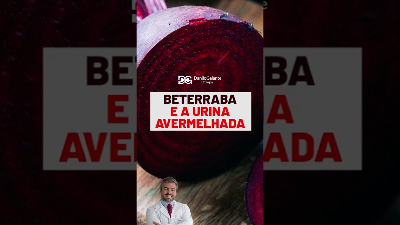 O que causa essa mudança na cor da urina?