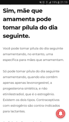 O Que Acontece Se Eu Tomar a Pílula do Dia Seguinte Enquanto Estou Amamentando?