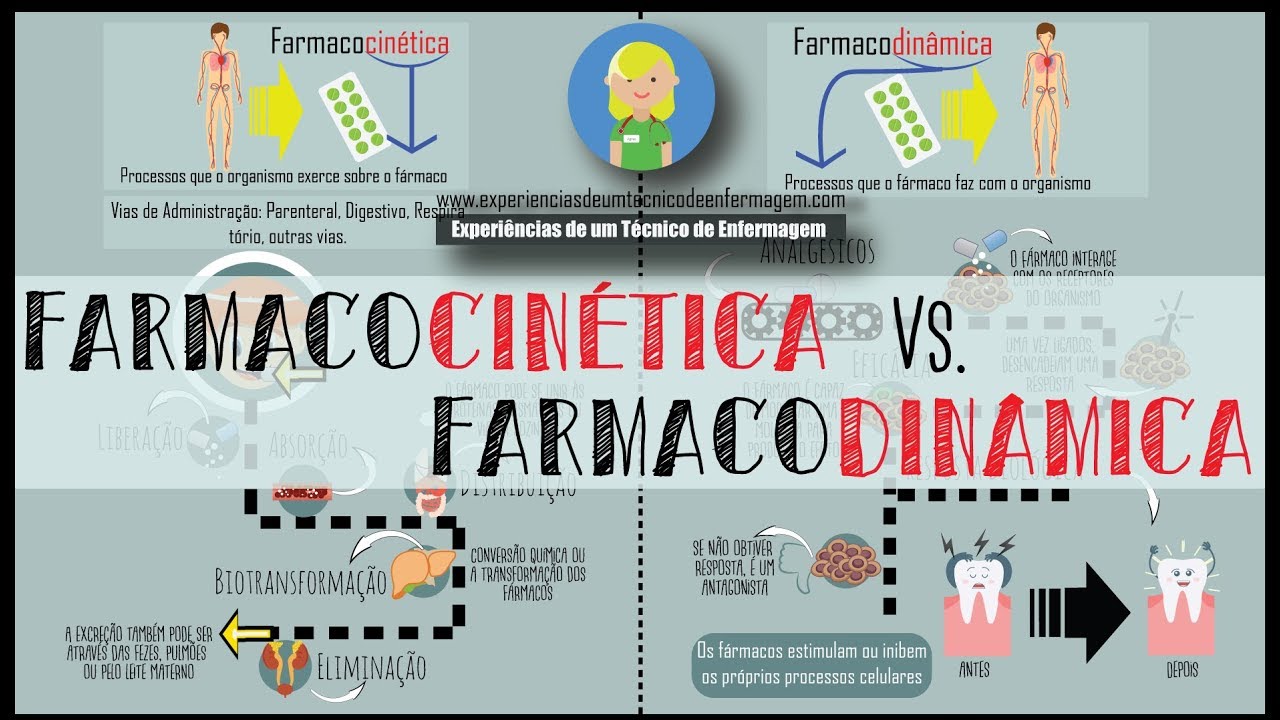 O Que São Farmacocinética e Farmacodinâmica?