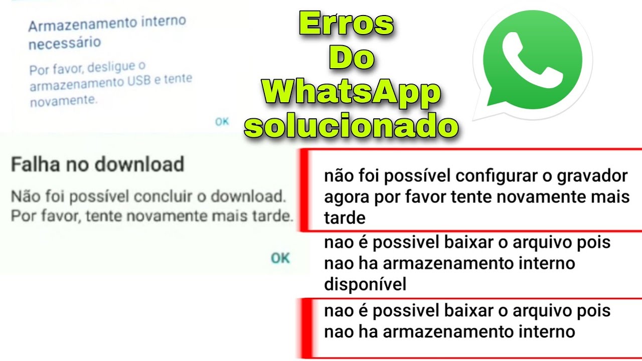 Entenda o Problema de Configuração do Gravador WhatsApp