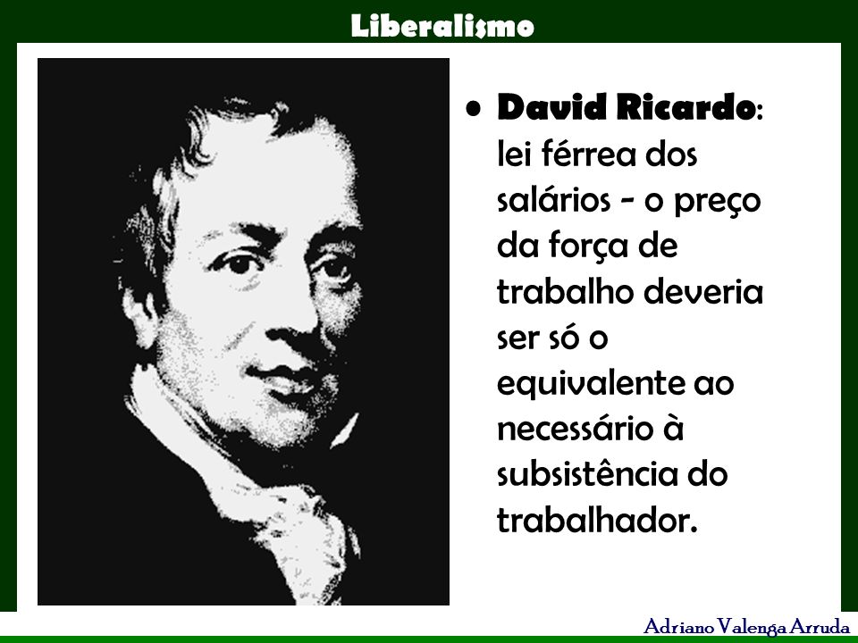 A Influência de David Ricardo na História Econômica