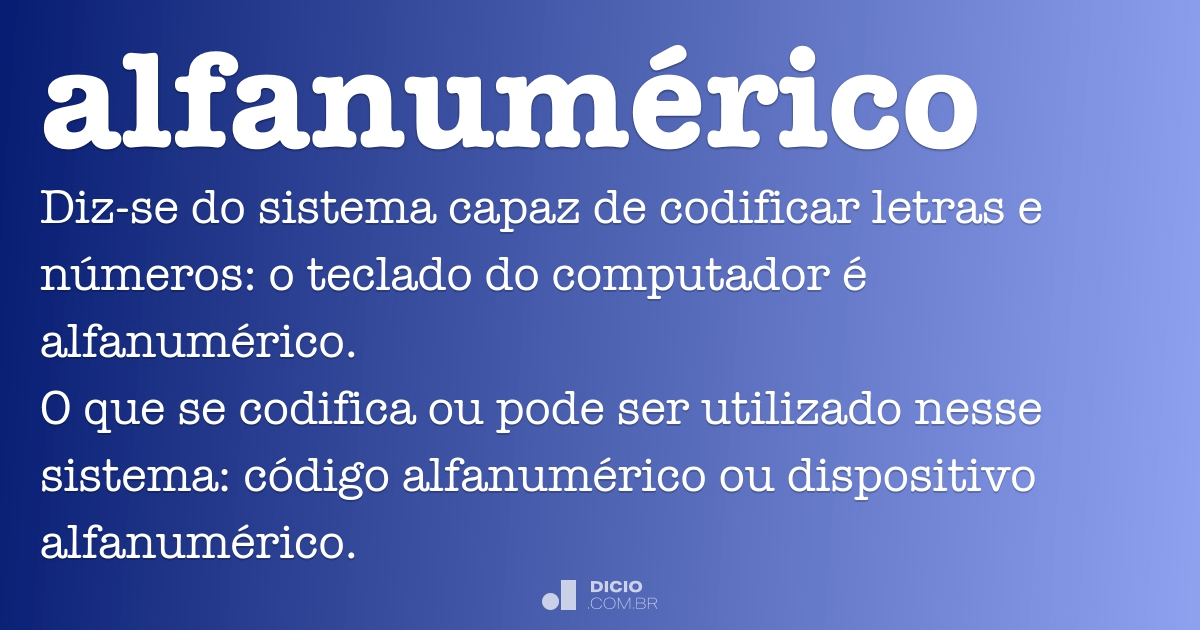 Compreendendo a Importância dos Exemplos Alfanuméricos