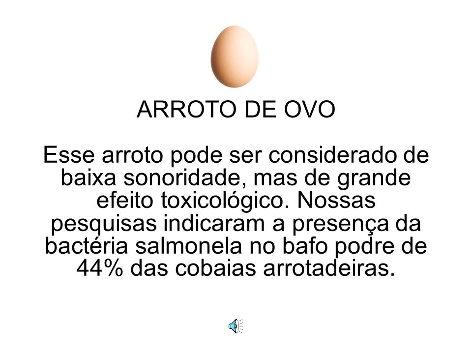 Investigando os Efeitos Colaterais Possíveis do Arroto com Gosto de Ovo