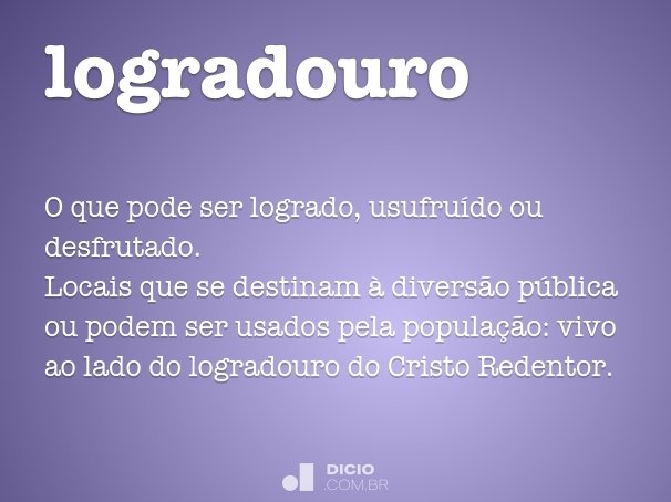 Quais São os Tipos de Logradouros Mais Comuns?