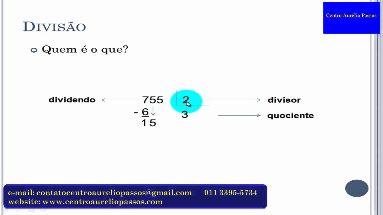 Como Calcular o Quociente?