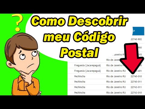 Como usar um PVC Código Postal