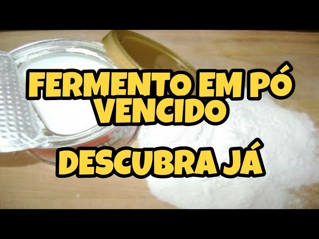 O que mais pode ser feito com o fermento fora da validade?