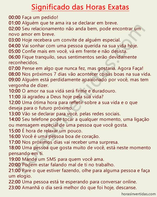 O Que Representa a Hora 15-30?