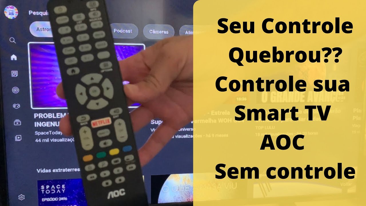 Saiba Como Usar os Botões para Acessar o Menu na TV AOC