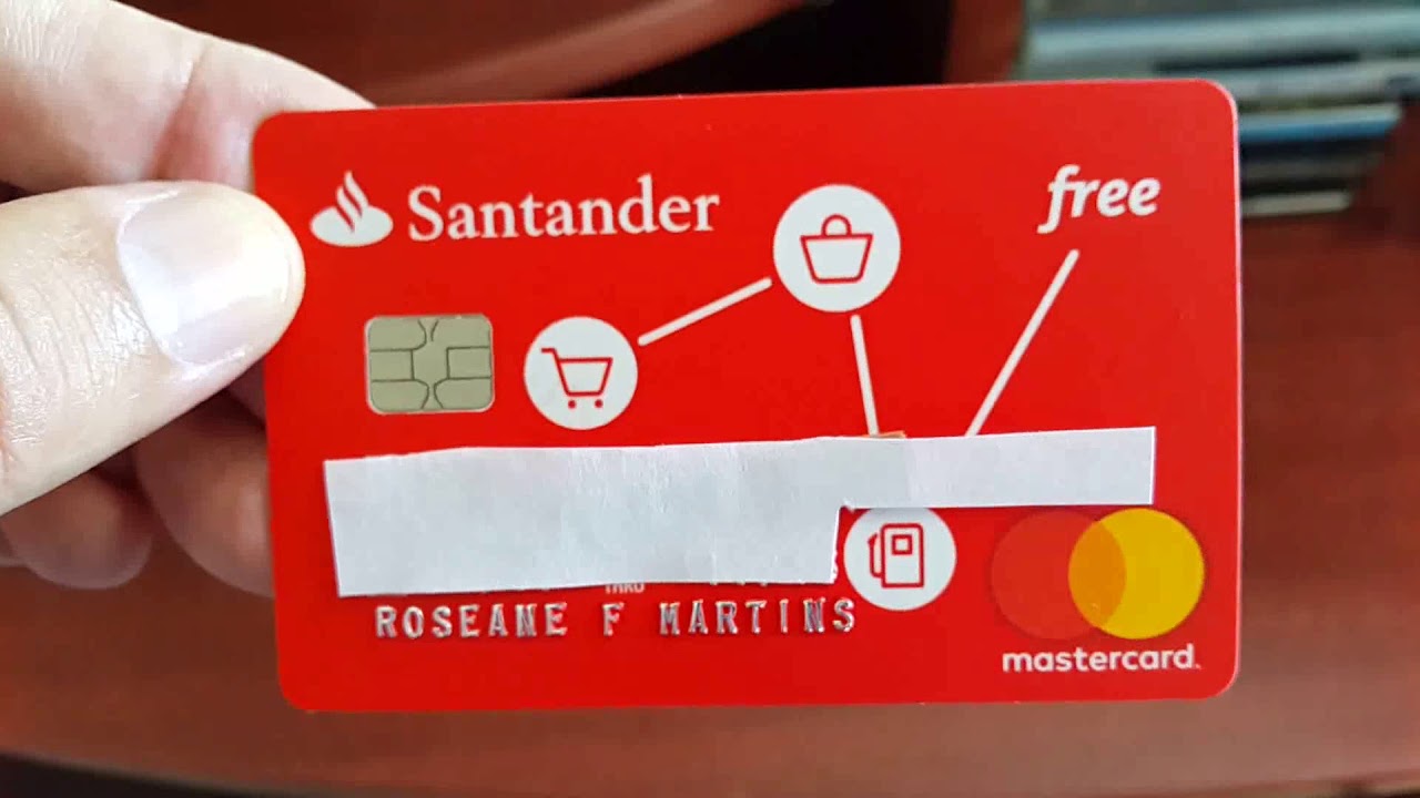 Entenda o que são os 4 números do bloco do cartão Santander