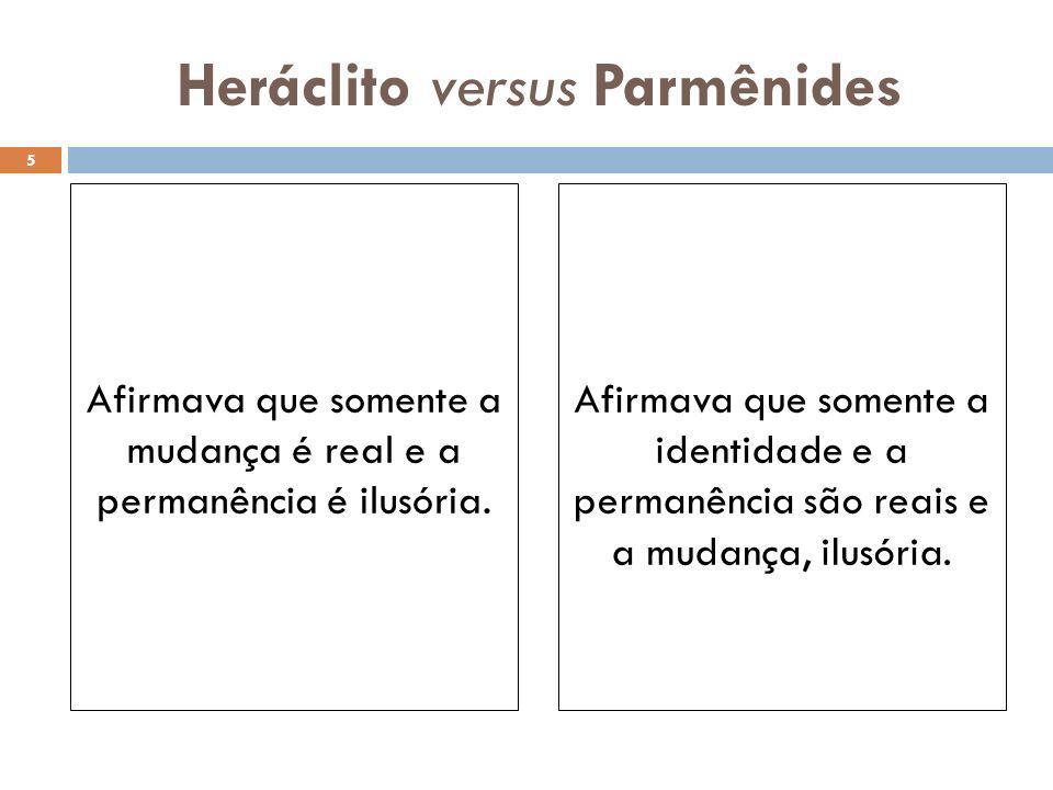 O Significado das Ideias de Parmenides e Heraclito