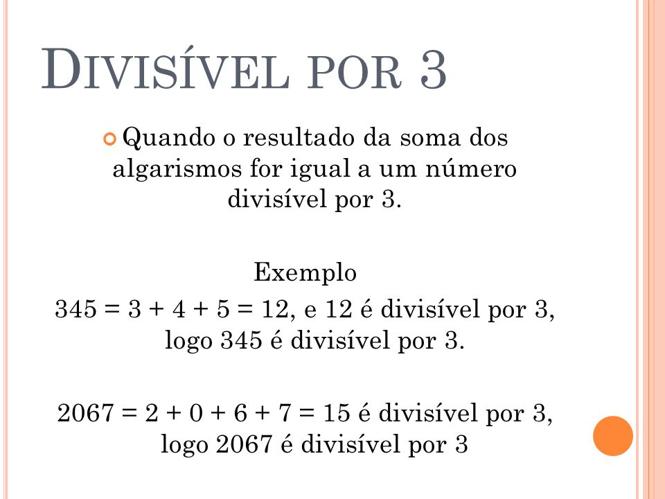 Aplicando a Regra para Encontrar Mais Números Divisíveis por 3