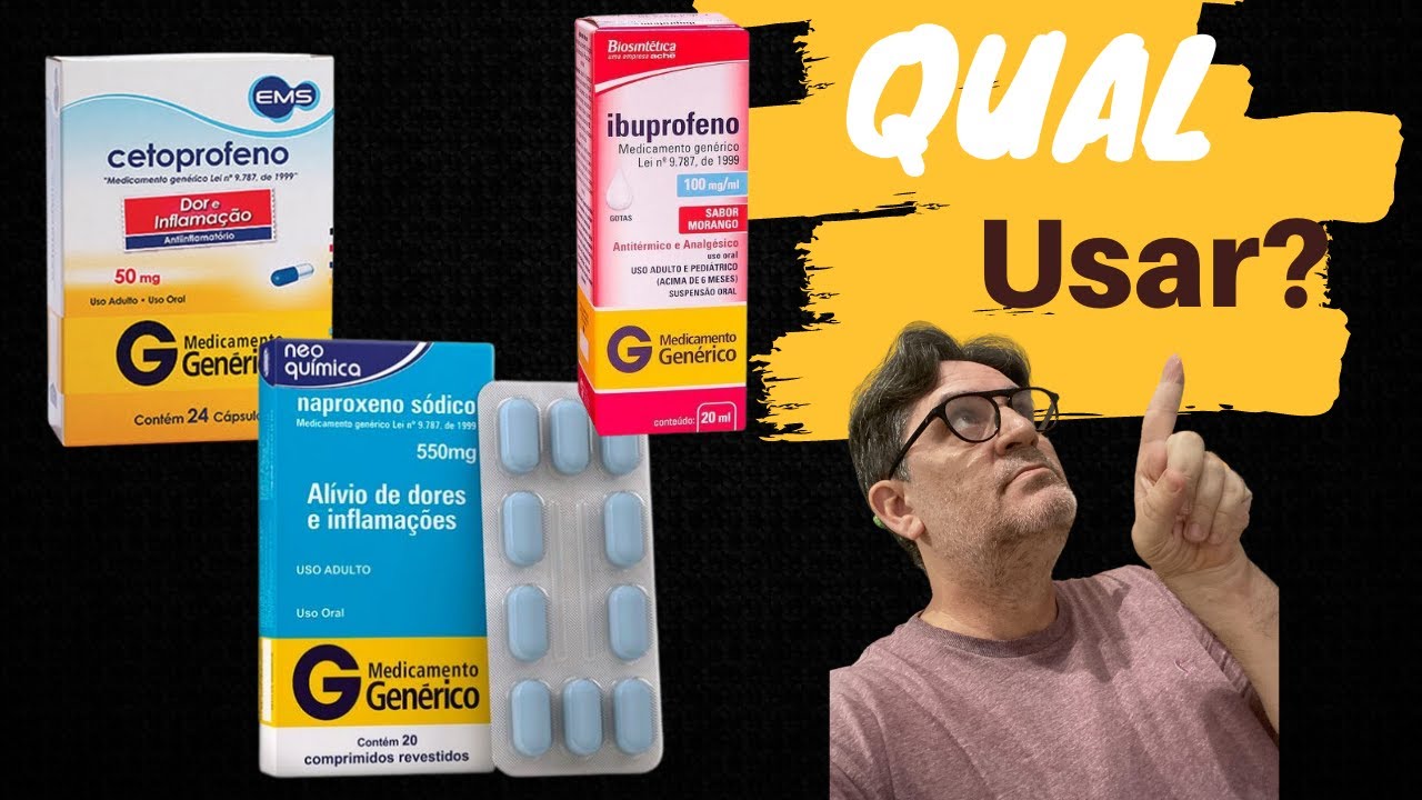 Entendendo a Diferença entre Cetoprofeno e Ibuprofeno