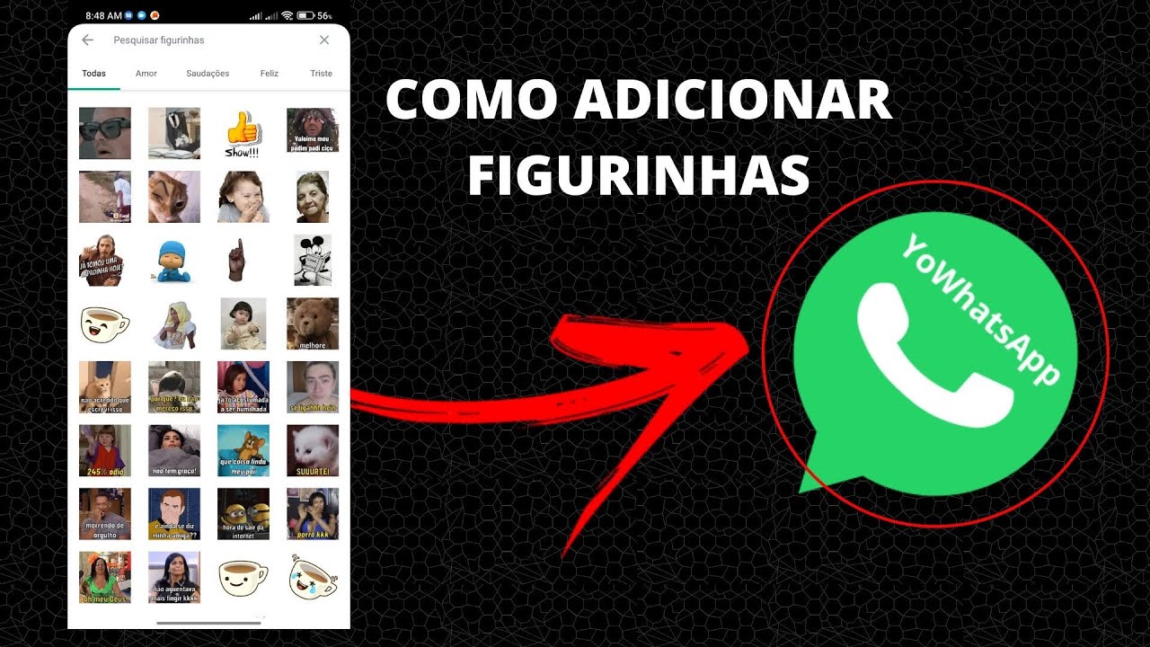 Encontre os Pacotes de Figurinhas Mais Populares para YoWhatsapp