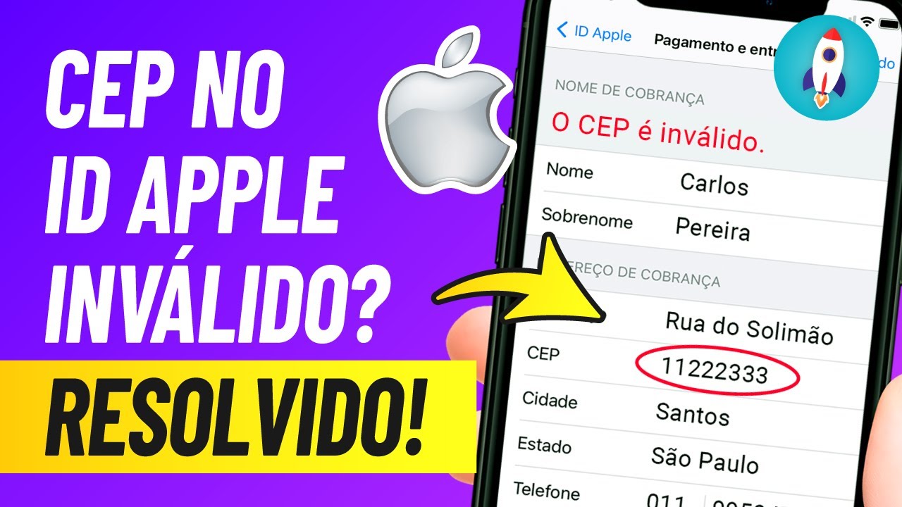 Saiba qual CEP você deve usar para criar um ID Apple