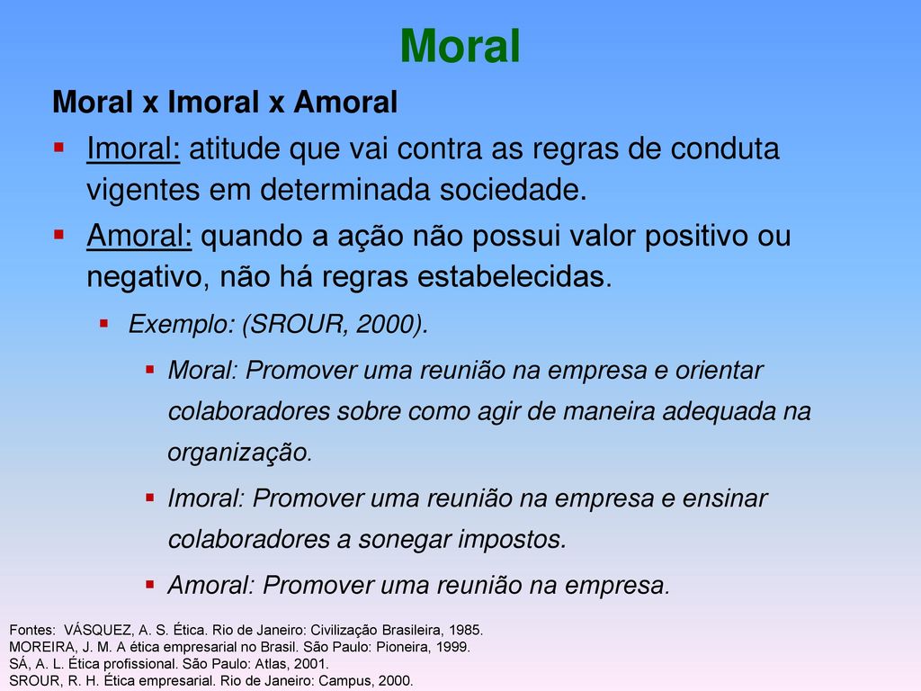 Por Que É Importante Compreender a Distinção Entre Amoral e Imoral?