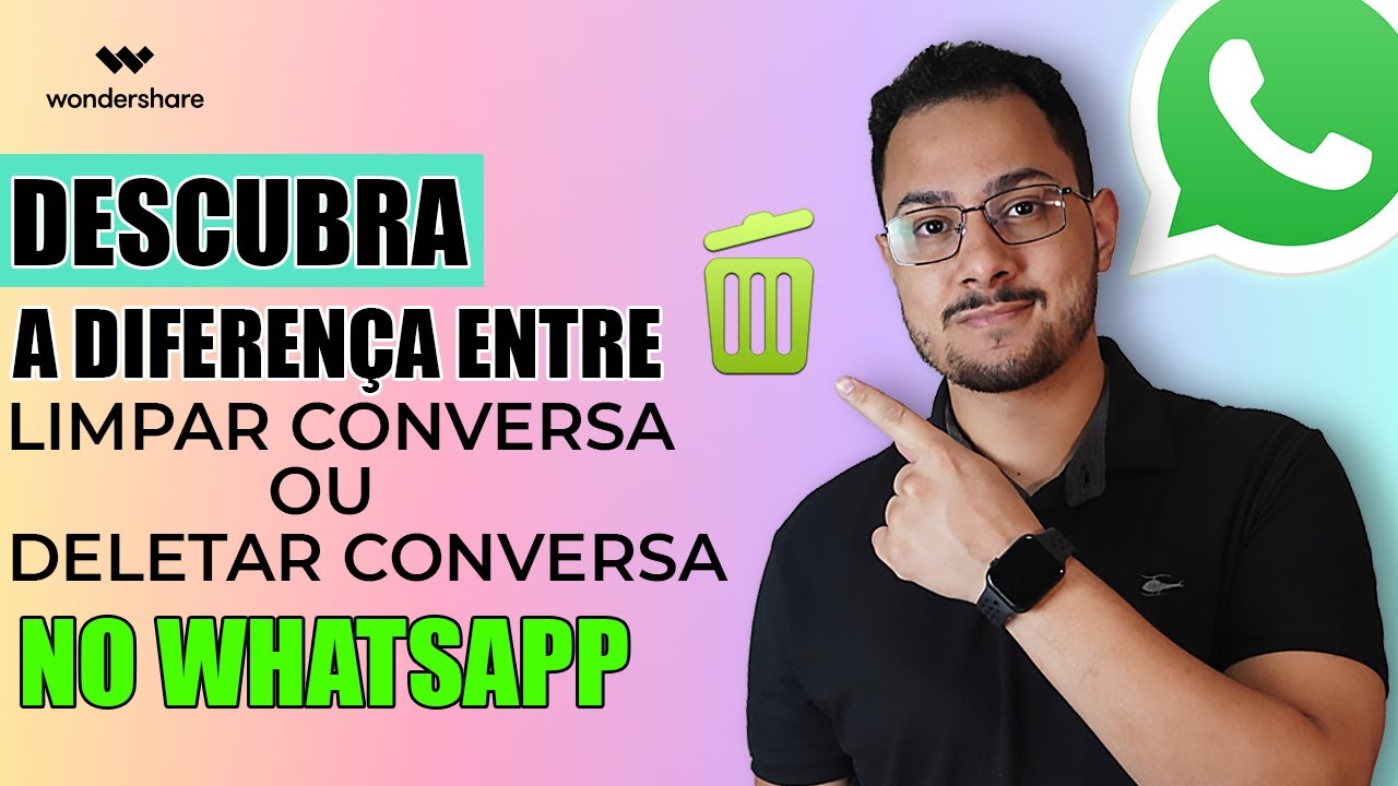 Entenda o que significa apagar e limpar conversas no WhatsApp