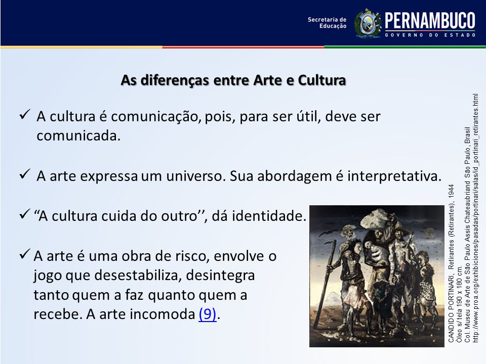 Definição de Arte e Cultura