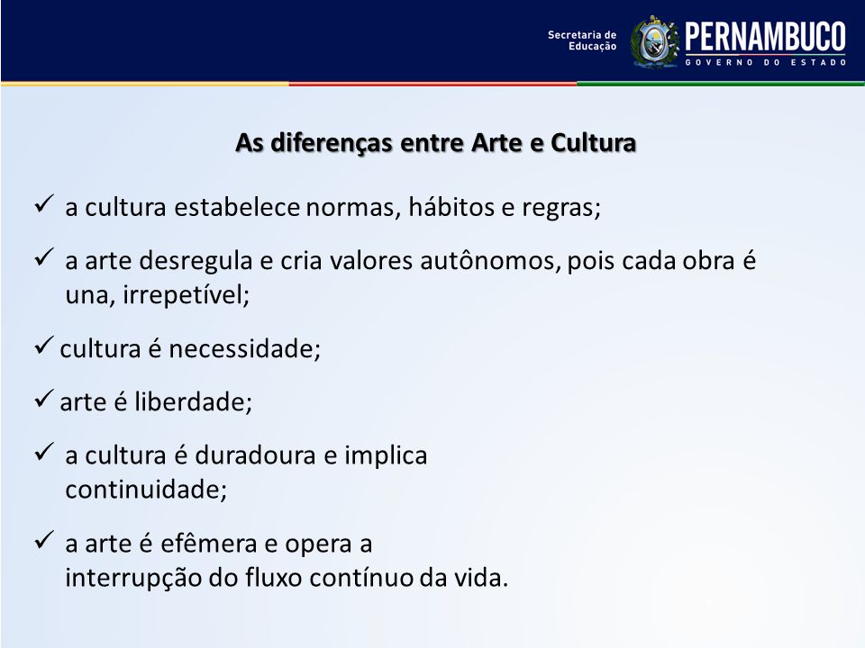 Comparando as Diferenças Entre Arte e Cultura