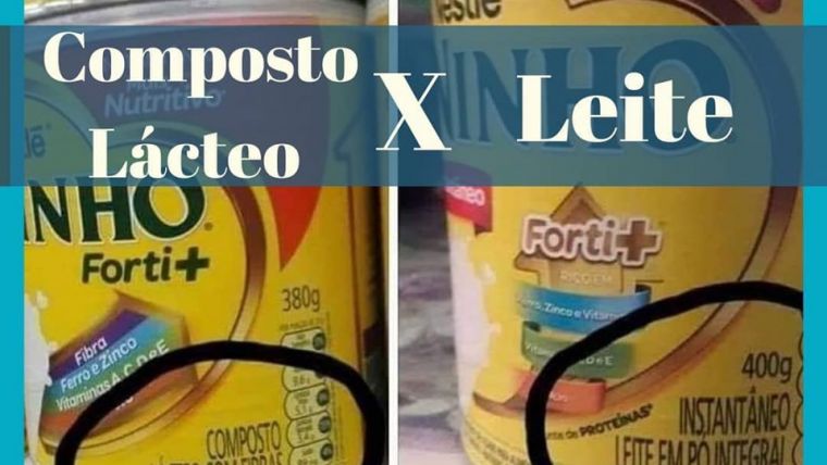 Como o Leite se Compara ao Composto Lácteo?