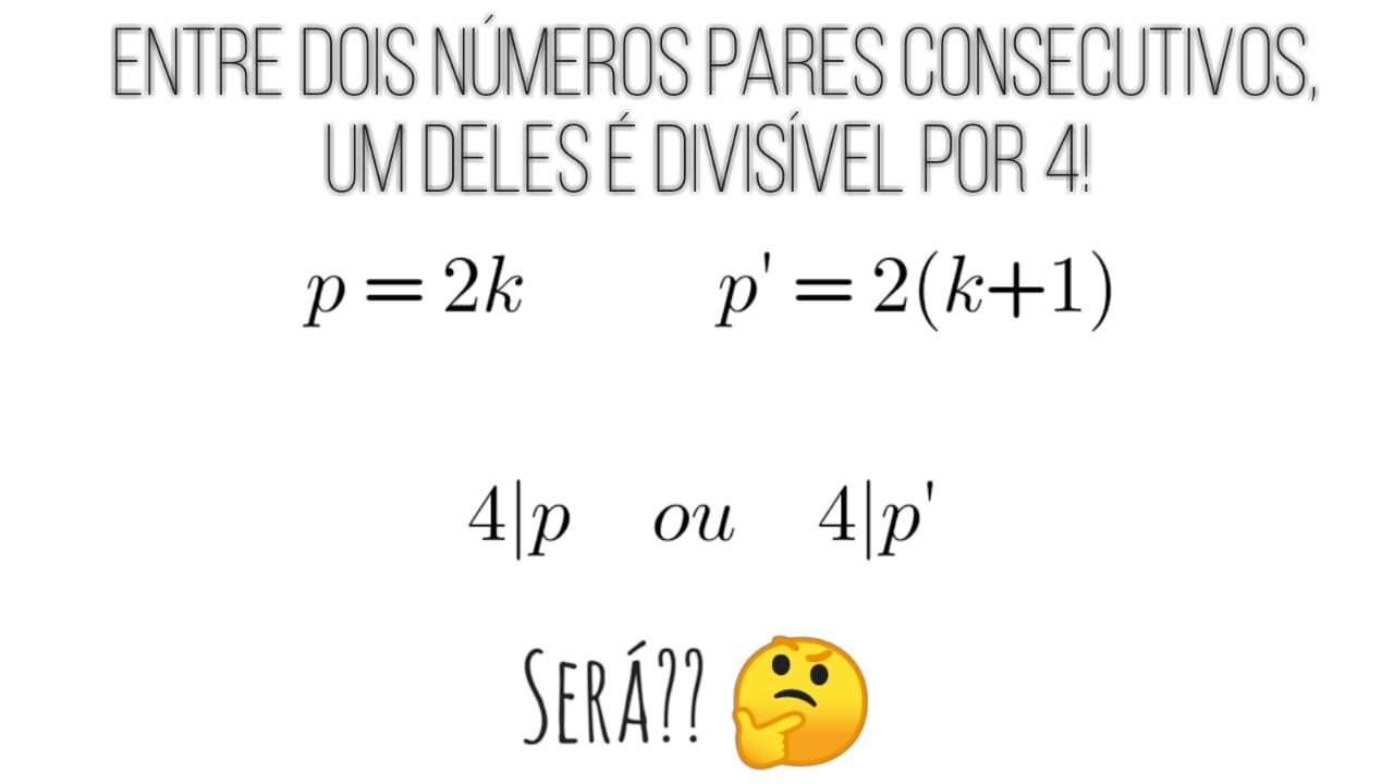 Por Que é Importante Entender a Diferença Entre Dois Números Pares e Consecutivos?