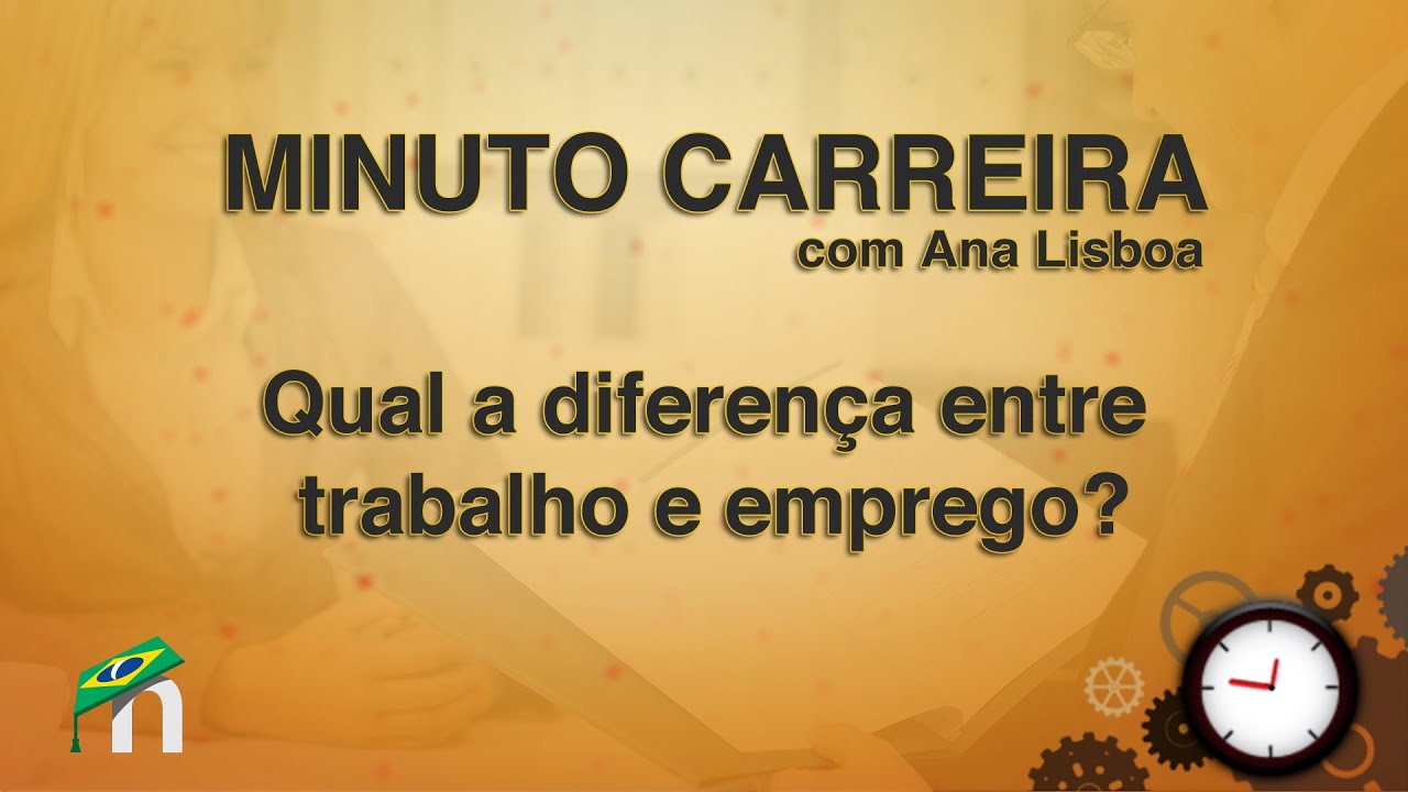 O Que É Emprego e Trabalho?