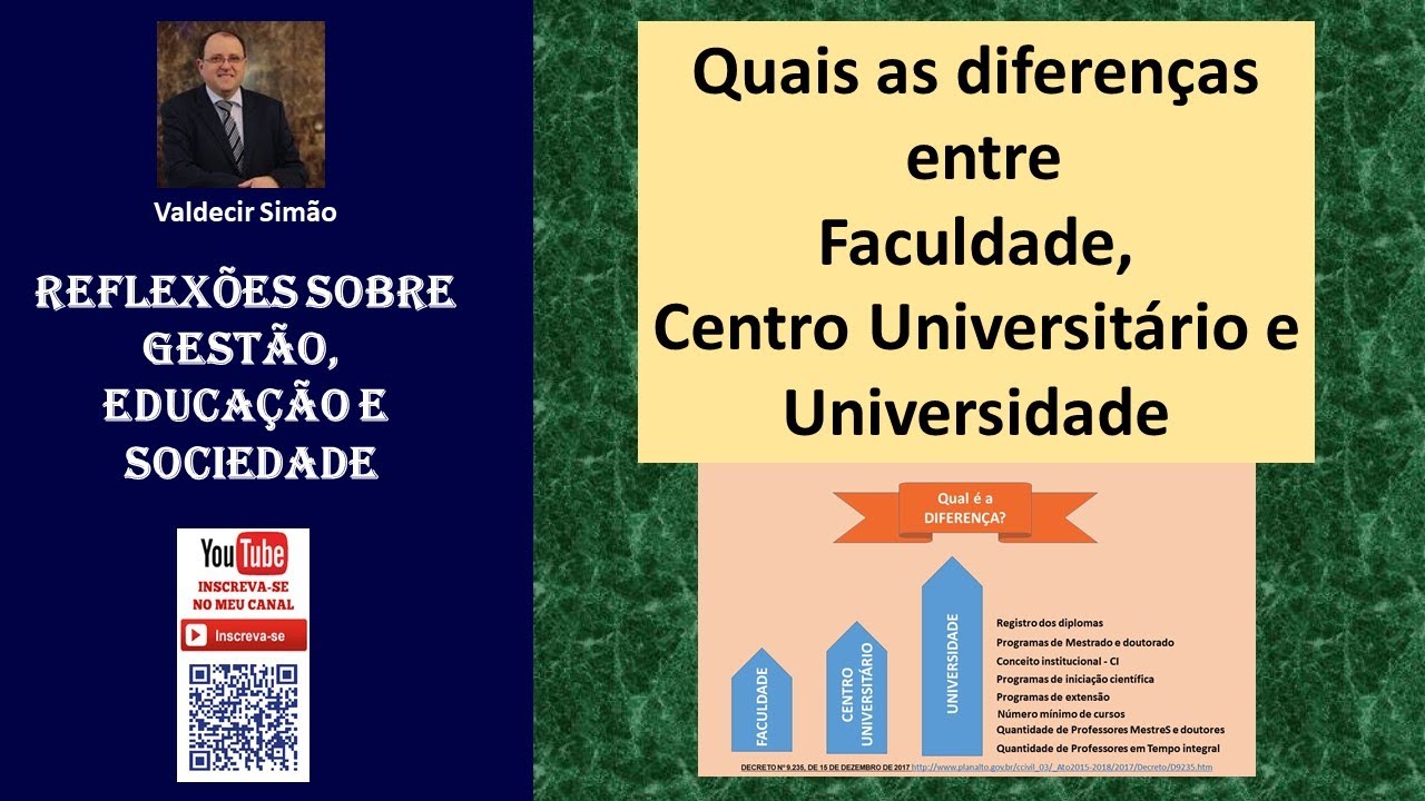 Como Escolher Entre Uma Faculdade e Uma Universidade?