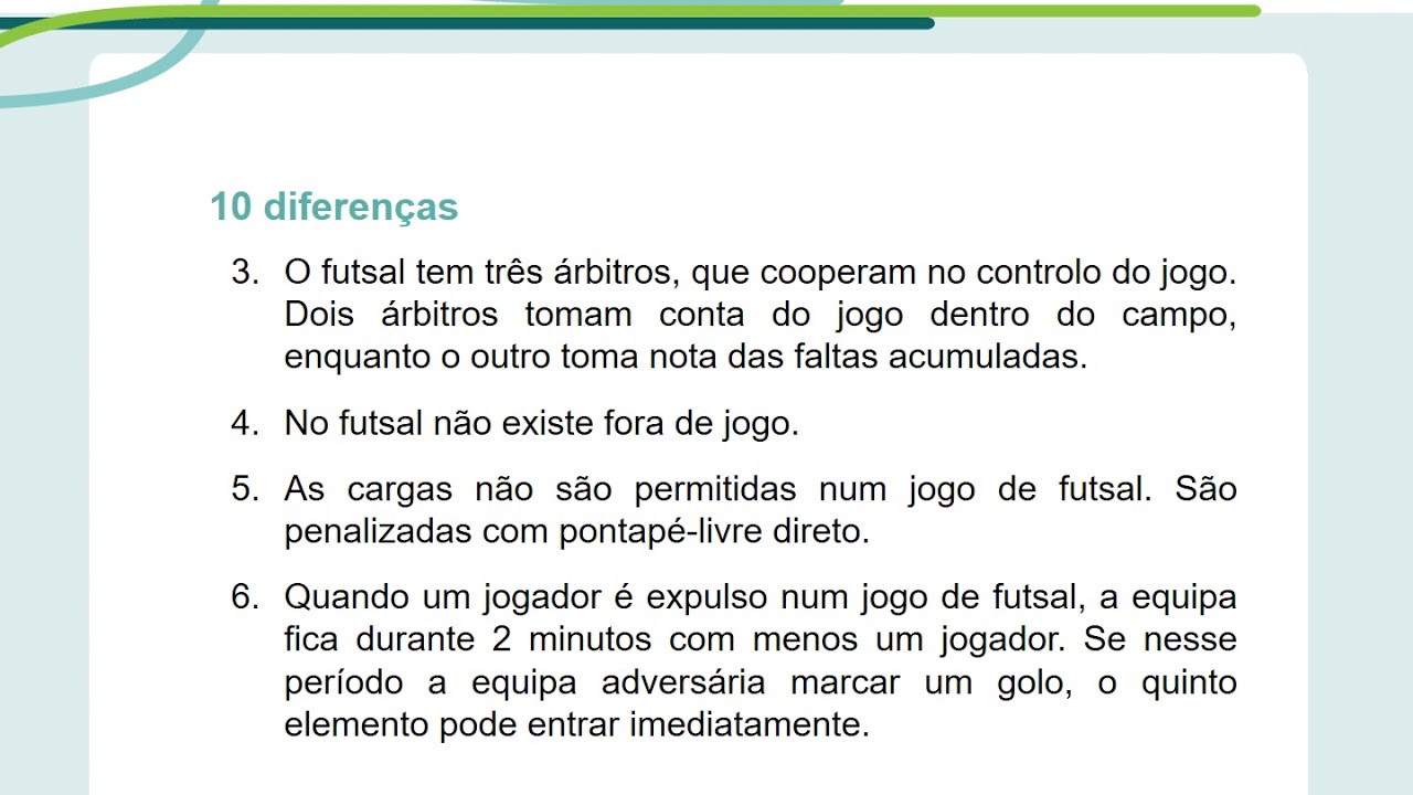 O Que é Futebol e Futsal?