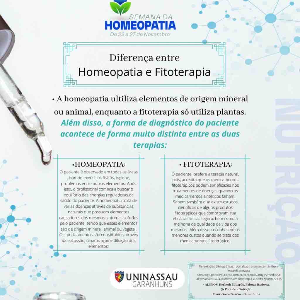 O Que é Homeopatia e Fitoterapia?